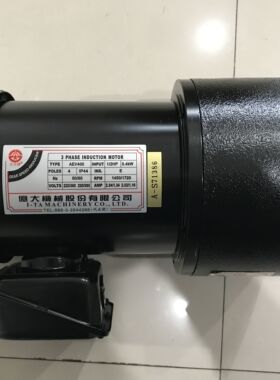 亿大机械电机 北大牌排屑马达1/2HP AEV400 0.4KW FM E28 L 1:100