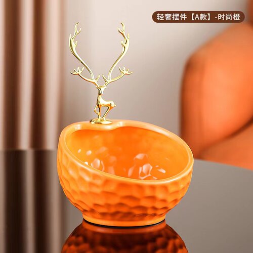 轻奢钥匙收纳盒玄关鞋柜装饰品