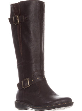 新款born大码靴外贸原单头层牛皮加大筒围骑士靴舒适软底圆头好穿