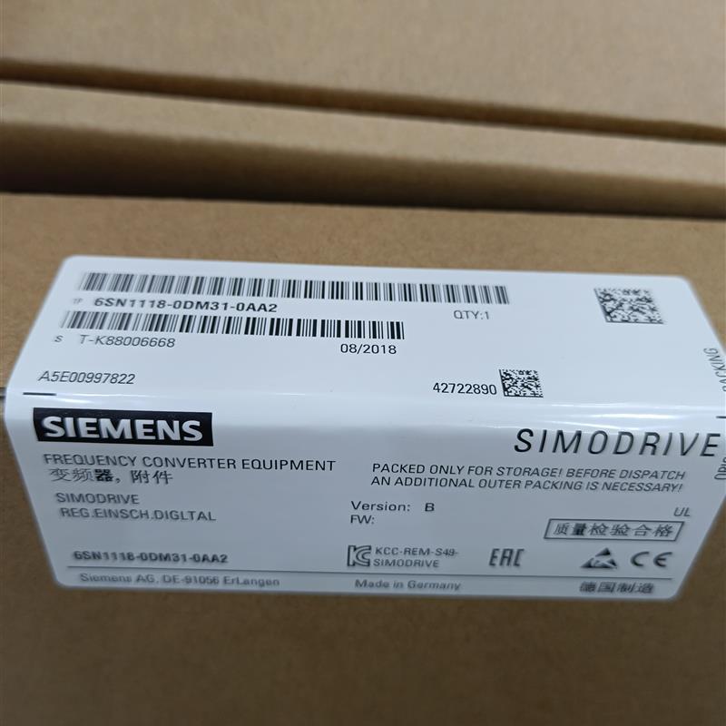 议价西门子全新原装6SN1118-0DM31-0AA2伺服轴卡6SN1118-0DM31-0A