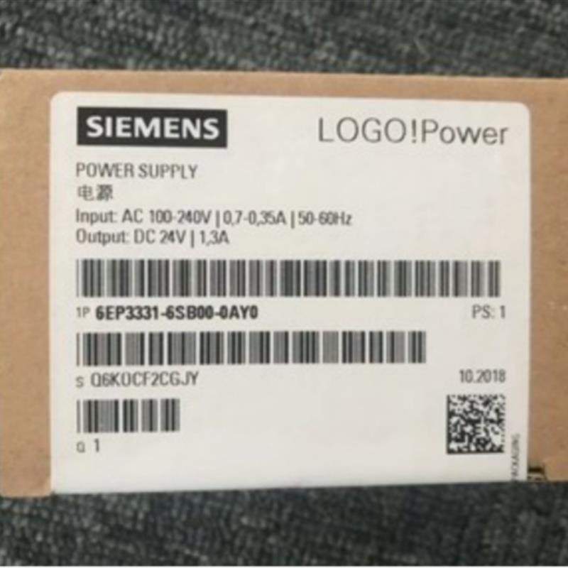 议价6EP3331-6SB00-0AY0西门子LOGO全新电源模块6EP33316SB000AY0
