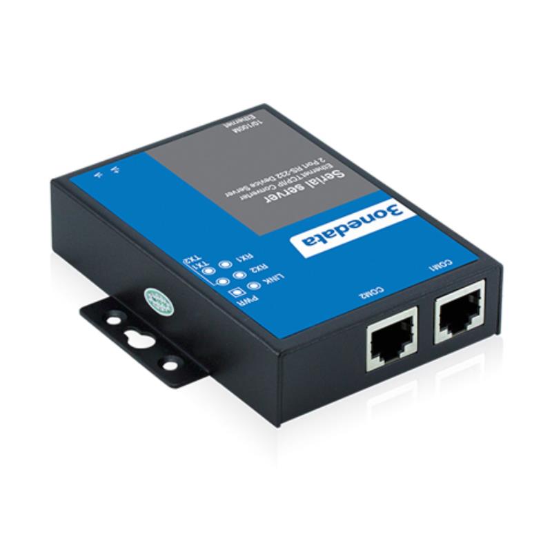 议价NP302T-2D 2路RS485或232串口转以太网口通讯服务器3onedata