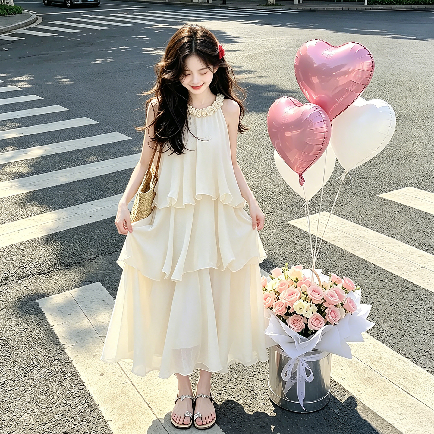 2026新款女童夏季蛋糕公主裙
