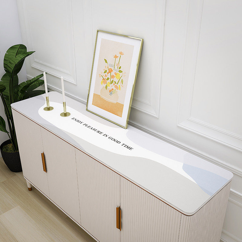 桌布鞋柜垫子玄关台面防油pvc