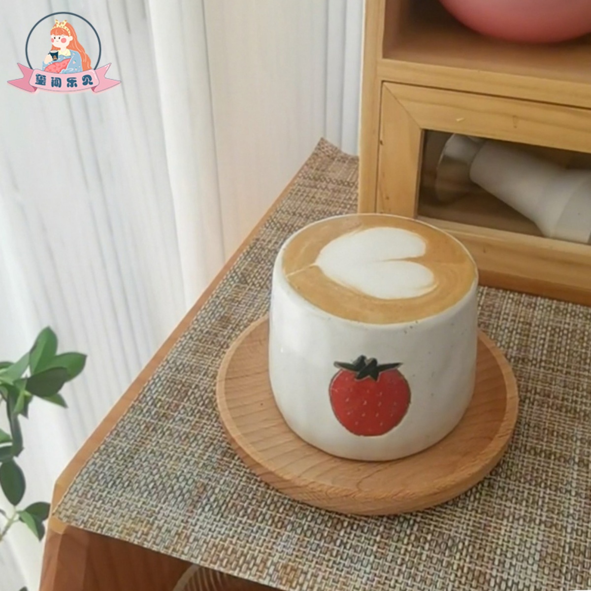 玺闻乐见日式手工粗陶咖啡杯