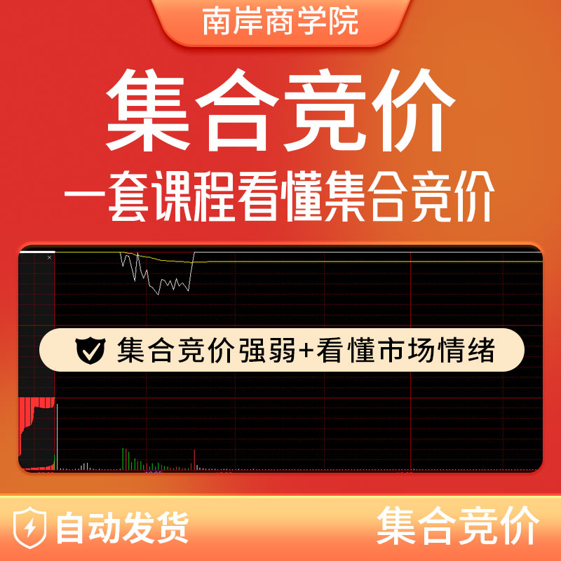 集合竞价抓涨停板图解教程股票视频课程集合竞价公式指标短线战法