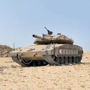 恒龙遥控坦克梅卡瓦可发射金属履带成人电动军事模型儿童玩具四驱