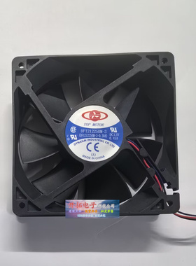 台湾政久TOPMOTOR DF121225BM-3 12V 0.45A 原服务器机箱散热风扇