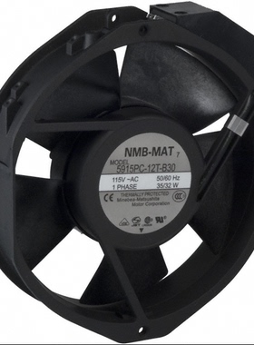 5915PC-12T-B30 AC115V 原装美蓓亚NMB 172*150*38MM铝框交流风扇