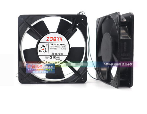 全新220V交流排风扇XF1222ABHL17w12025工业机柜散热风扇轴流风机
