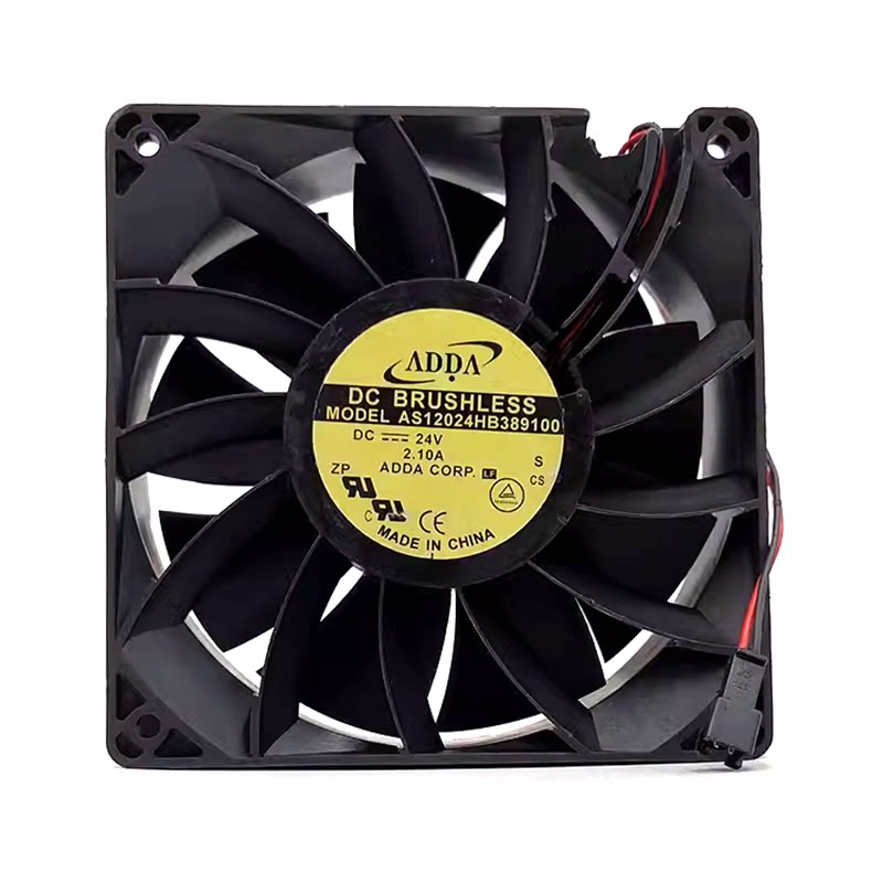 台湾ADDA AS12024HB389100 12CM 24V 2.1A变频器大风散热风扇 - 实物图