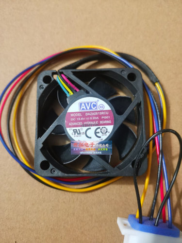 全新原装AVC DAZA0515RCU 13.6V 0.20A 4线戴插头 5015 防水风扇 - 封面