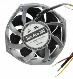 9GV2048P0G204【FAN 200X70MM 48VDC VANE RBLS】