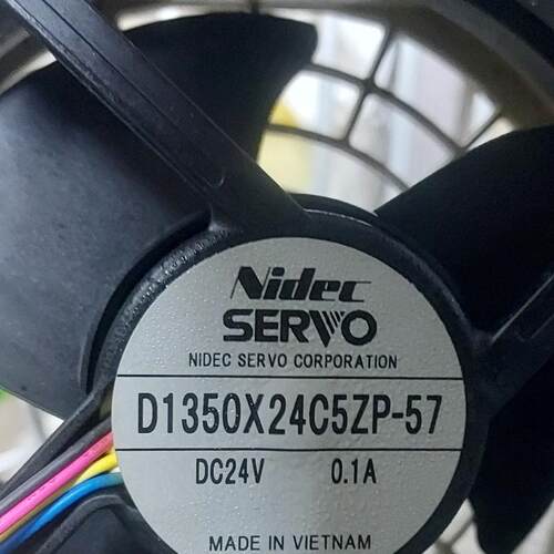 D1350X24C5ZP-57 DC24V 0.1A 4线原装正品日本NIDEC 进口轴流风扇
