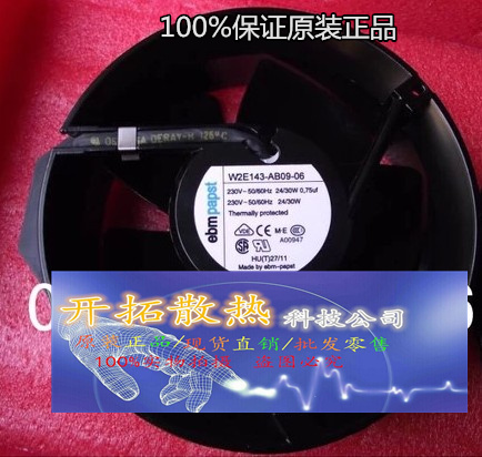 W2E143-AB09-06 原装德国进口全新230V 24/30W 172*50耐高温风机