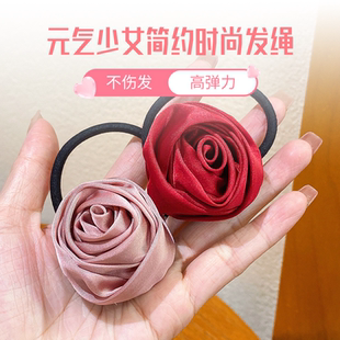 达令 元气少女简约时尚发绳 扎头发橡皮筋 头花 高弹力头绳 发饰