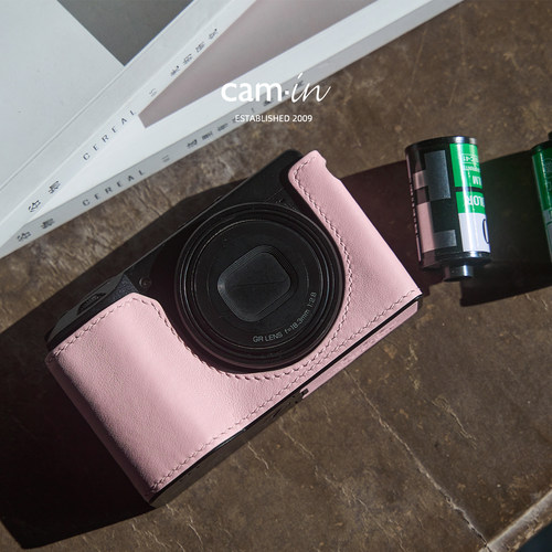 camin理光GR4/HDF真皮皮套底座款