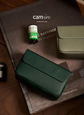 cam-in真皮相机包手拿收纳包适用于索尼黑卡理光GR4/GR3X保护皮套