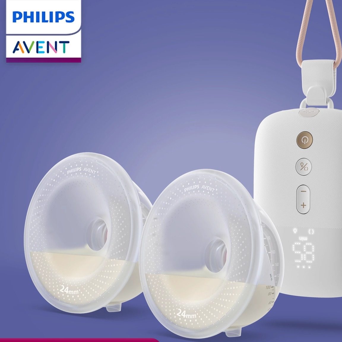 新安怡免手扶吸奶器穿戴一体全自动双边电动便携式吸乳器羽悦单边