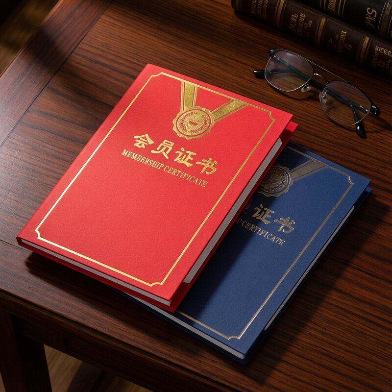 会员证书外壳A4封面套国画音乐协会书法会员单位定制订做社员书送