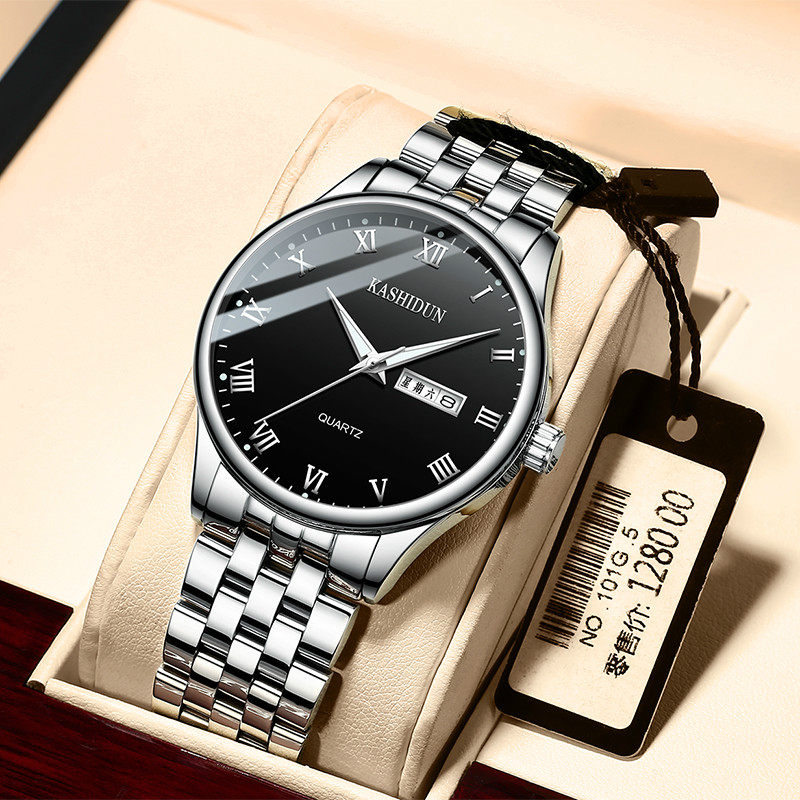 卡诗顿十大正品名牌石英表男手表夜光全自动机械男表2019新款瑞士