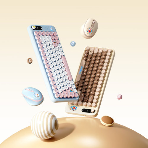 哆啦A梦甜心键鼠三件套