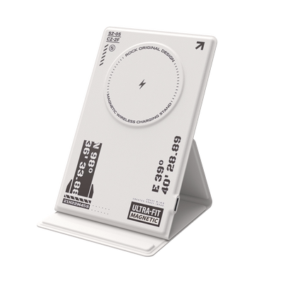 ROCK皮革磁吸支架无线充电器