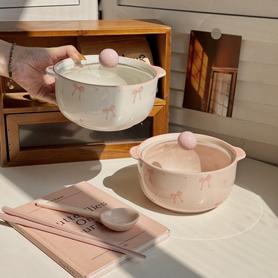 釉下彩双耳防烫学生宿舍泡面碗