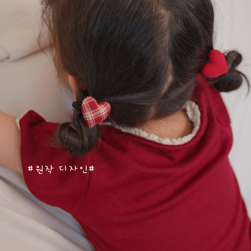 黄小妞儿童发饰女童弹力丸子头皮