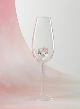猫咪高脚杯香槟杯起泡酒杯玻璃杯咖啡杯白酒杯鸡尾酒杯果酒红酒杯