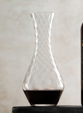 轻奢醒酒器红酒家用高级感水晶玻璃分酒器餐厅酒具醒酒壶倒酒神器