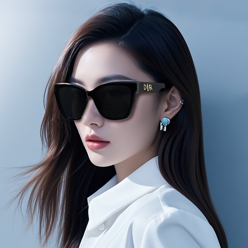 猫眼墨镜2025年新款高级感女防晒太阳镜驾驶防紫外线大框显脸小潮