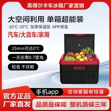 英得尔车载冰箱小型2025新款24v12大货车专用保温摆摊冷冻220S15