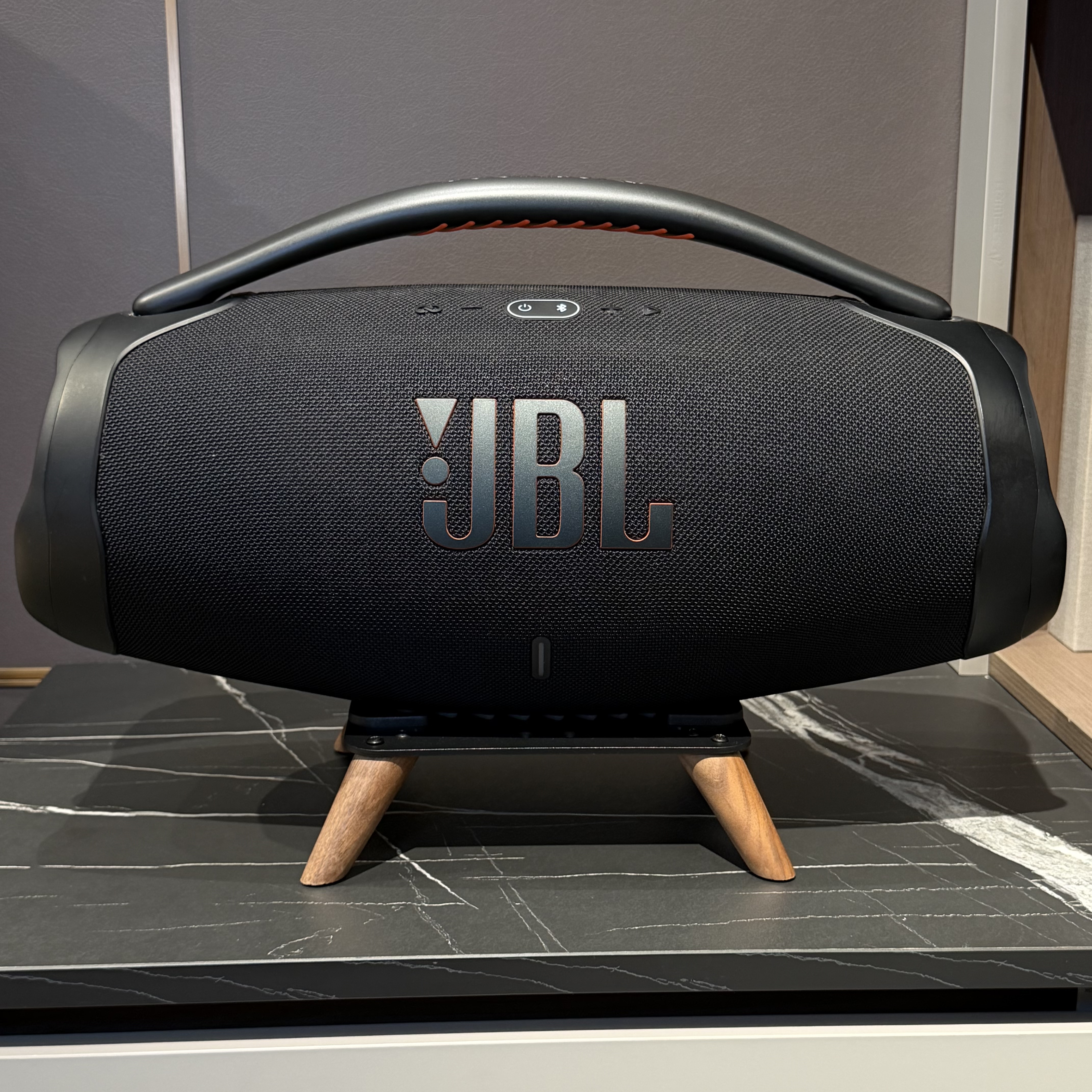 JBL战神音响专用桌面款实木支架