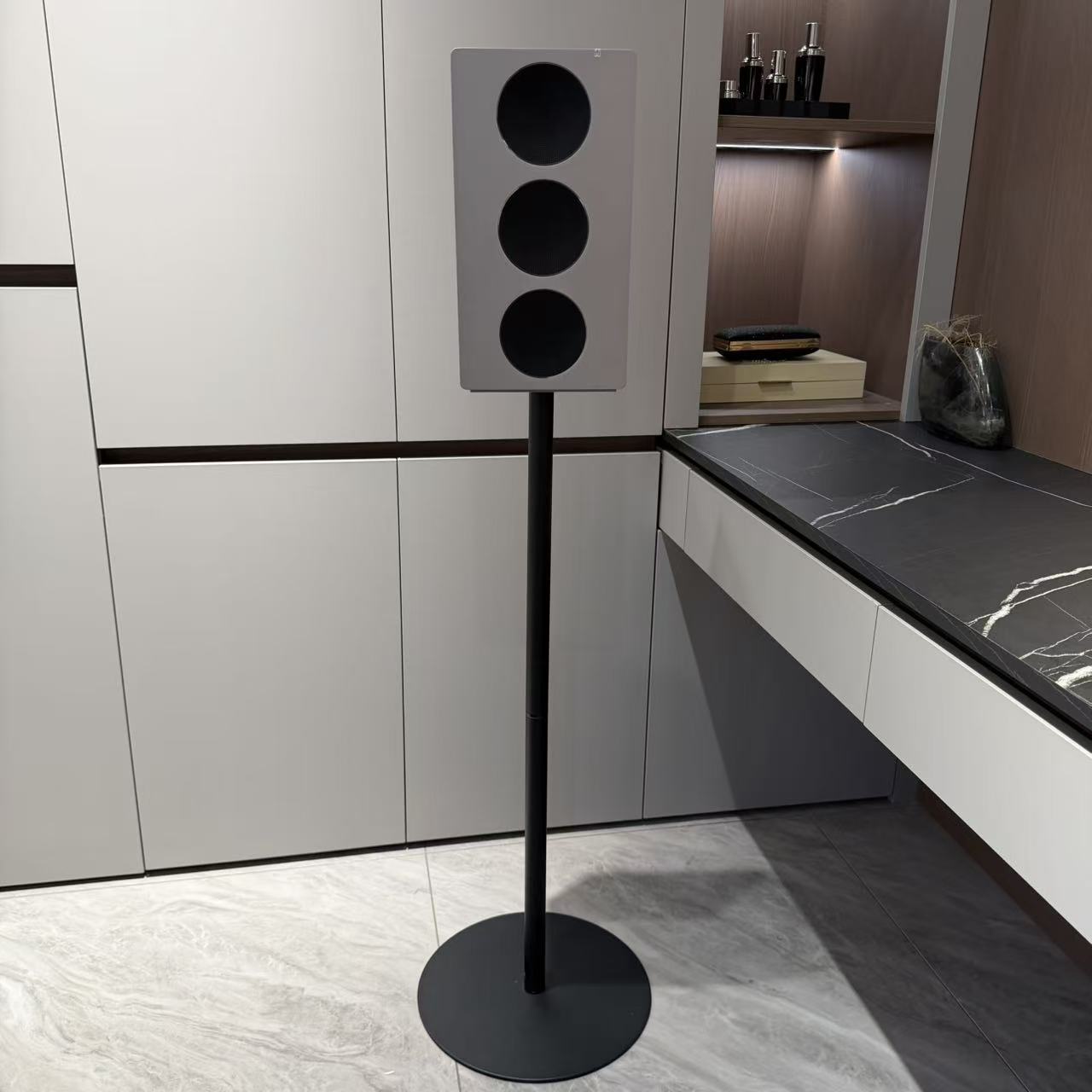 适用于小米sound2Max智能音箱专用内走线金属款音响支架