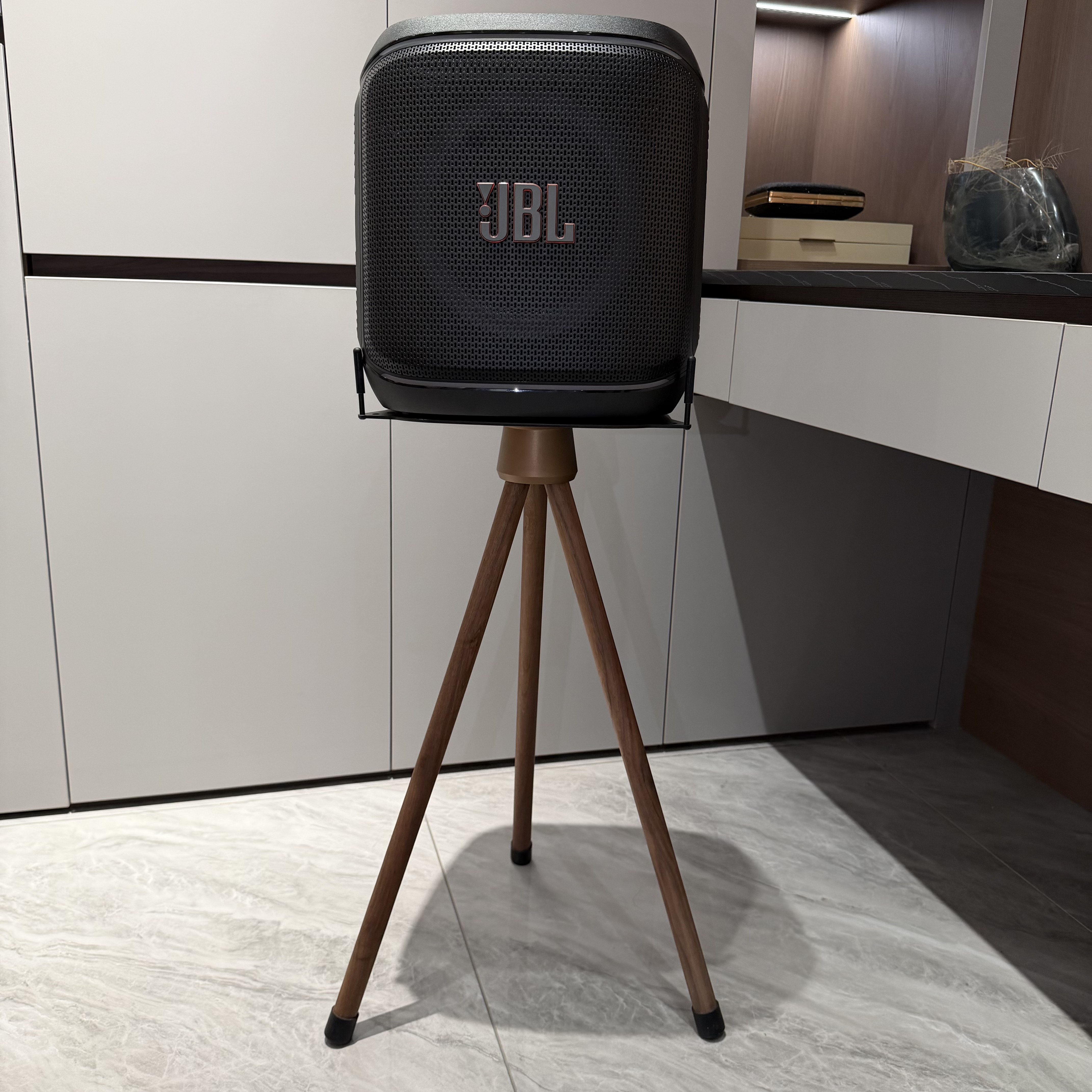 适用于JBL Partybox2唱将2代音箱专用带防护实木铝合金环音响支架