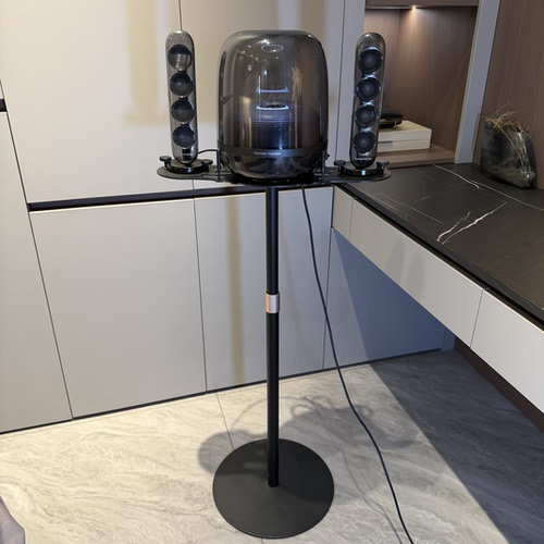 适用于哈曼卡顿水晶4/5代琉璃3/4/5代带防护内走线可升降音响支架