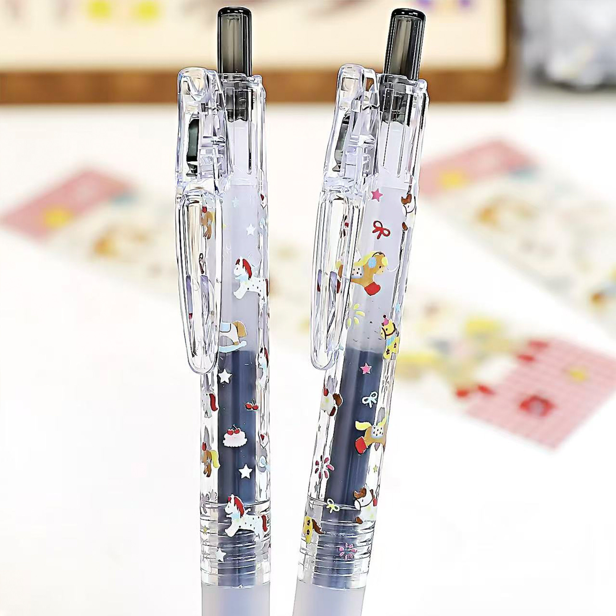 【马年限定】日本ZEBRA斑马马踏青云羽毛按动中性笔JJ15新年礼物