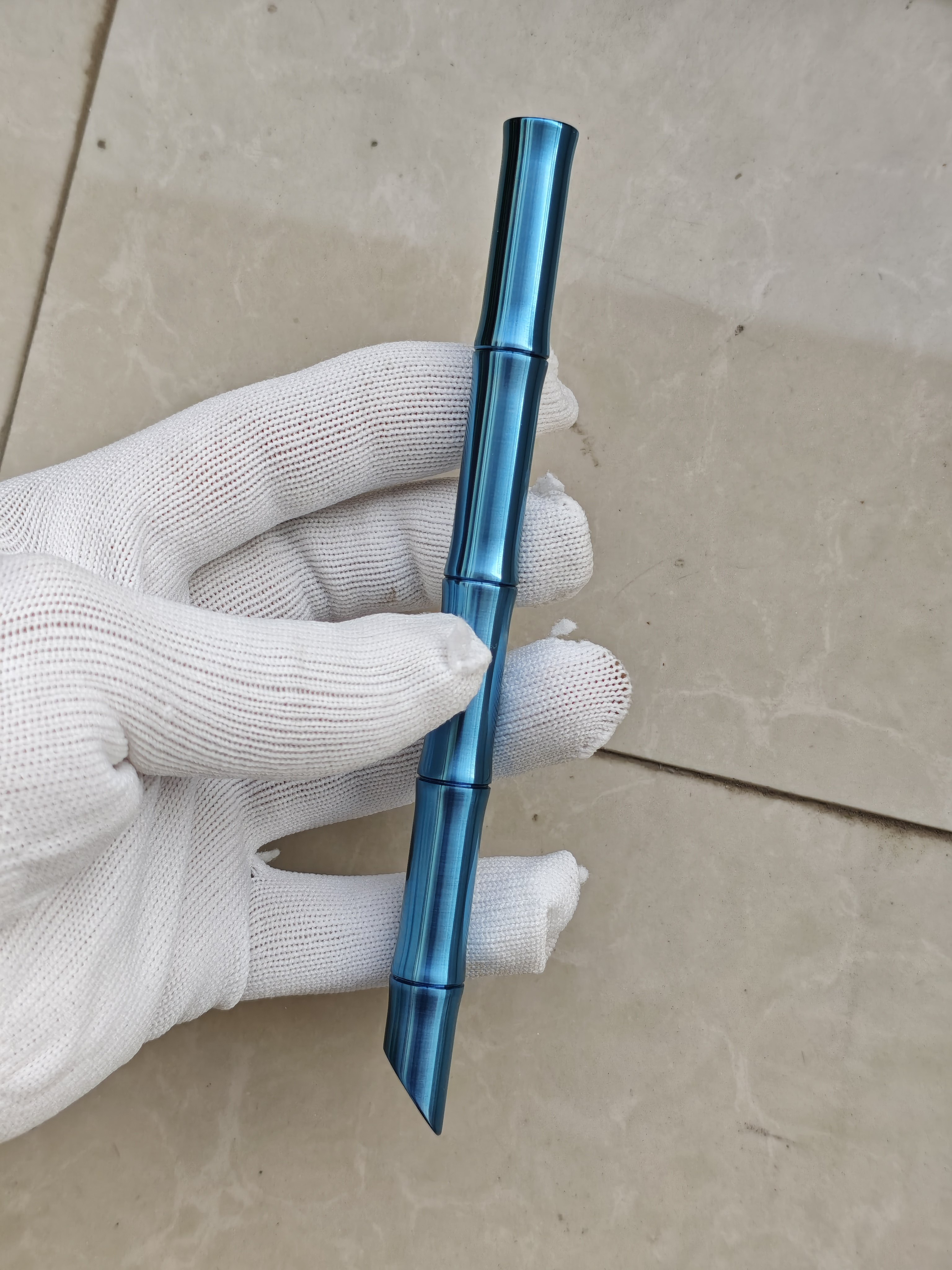 钛合金长竹节钢笔施密特5号尖总成节节高升