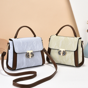 冬天小清新包包女2025新款潮韩版手提小方包简约百搭单肩斜挎女包