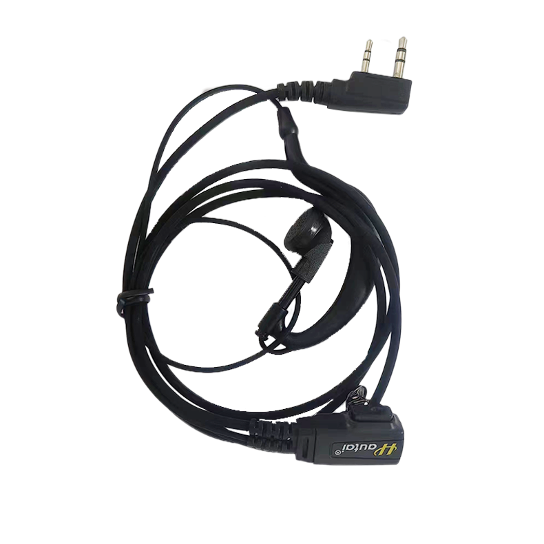 对讲机耳机耳麦耳机线通用型耳塞式耳挂K头M头Y单孔泰普希华为口