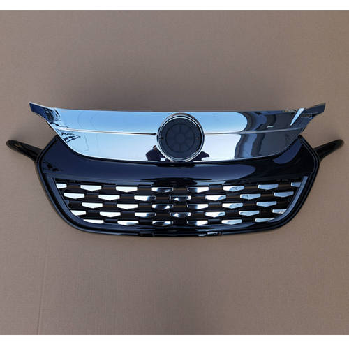 适配鸿日S1PRO电动车前上中网装饰亮条红日S10充电口电镀银色格栅