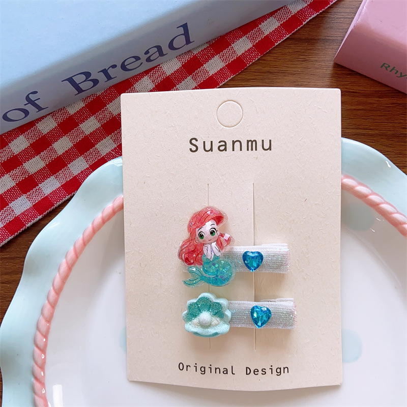 新款儿童可爱树脂发夹