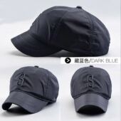 鸭舌帽青年 潮纯色短檐棒球帽女速干透气小沿帽秋季 帽男女四季 韩版