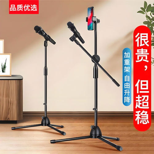 麦克风手机二合一支架