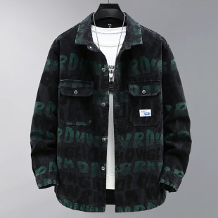 360斤300斤170胸围肥佬牛仔衣服男加肥加大码 夹克春秋ins潮胖 工装