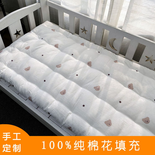 手工定做幼儿园纯棉铺被床垫