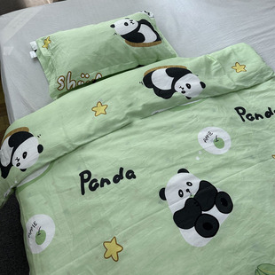 定做纯棉卡通小被罩垫套幼儿园小学褥套被套儿童床品三件套斜纹