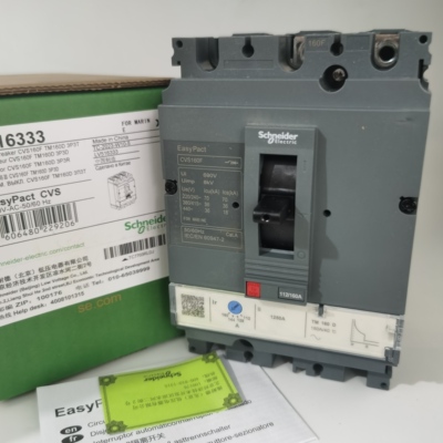 正品施耐德CVS100A塑壳断路器F型 160a 250A 600A 500A 3P空气开