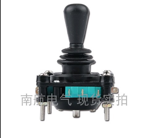 红开CV4-YQ-04R2G自复位360度四向十字一字开关主令摇杆开关含票